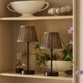 Empire Lampshade 16 cm – Herringbone Beige