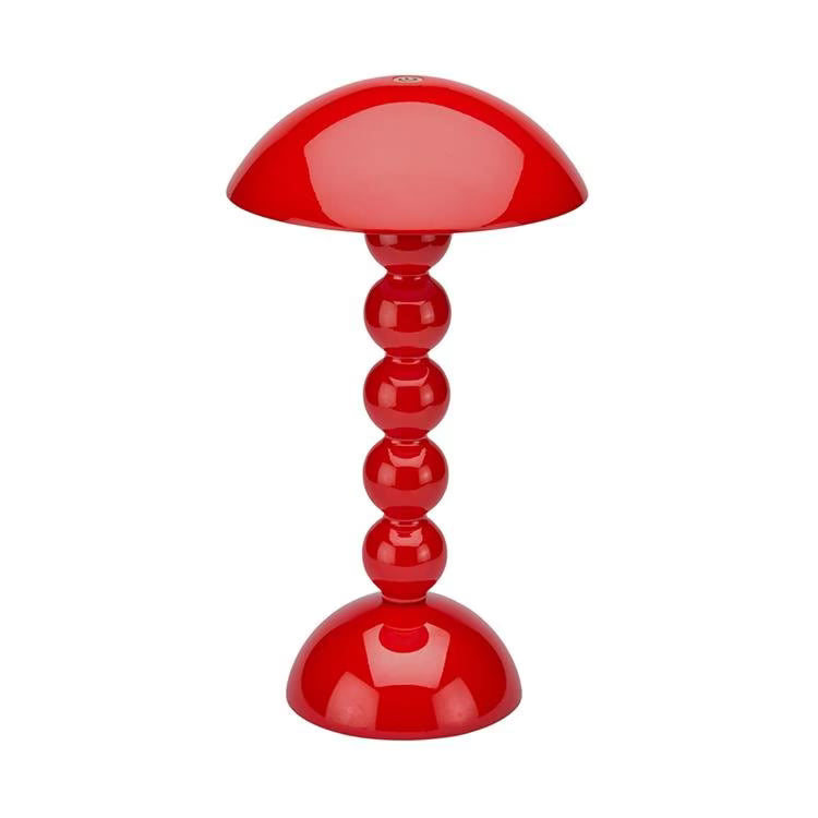 Lámpara LED Recargable Bobbin 30 cm – Rojo