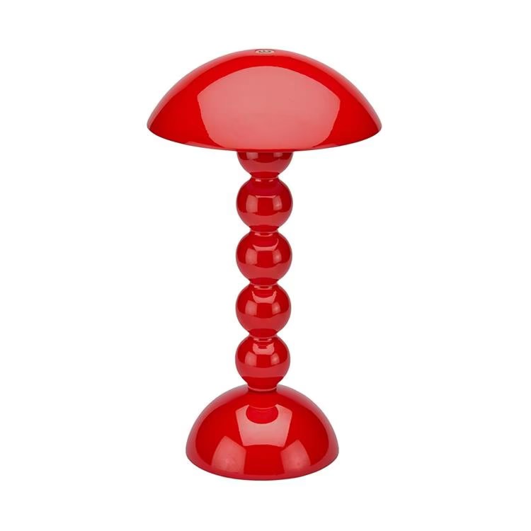 Lámpara LED Recargable Bobbin 30 cm – Rojo