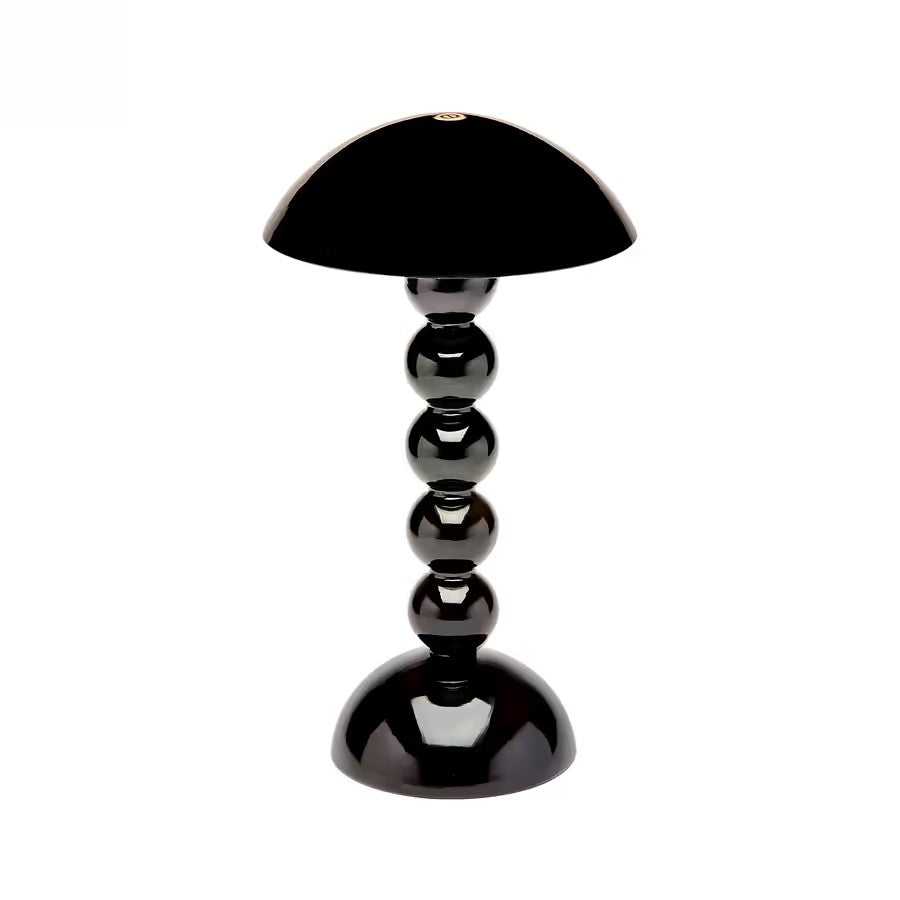 Lámpara LED Recargable Bobbin 30 cm – Black