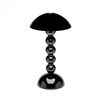 Lámpara LED Recargable Bobbin 30 cm – Black