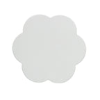 Posavasos Festoneados – Blanco, Set de 4