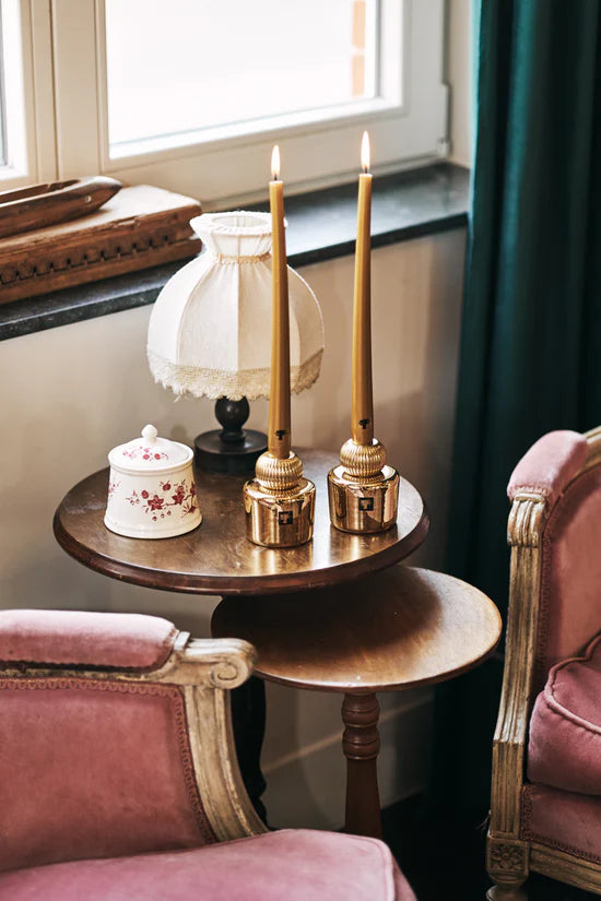 Les Exclusives Candle Holder Twins Aurum