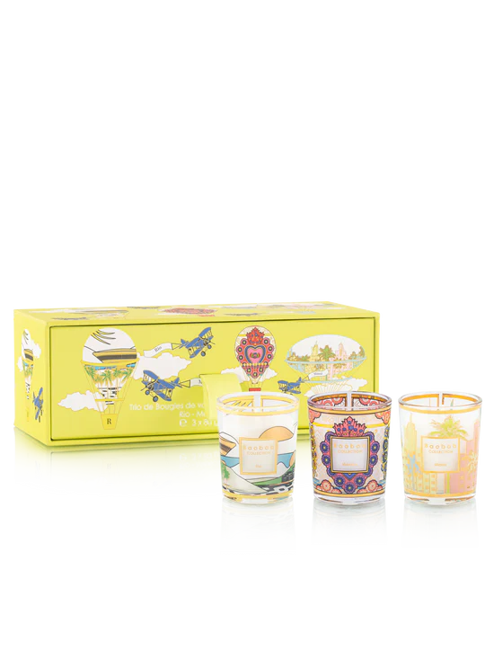 Trio Travel Candles Rio - Mexico - Miami 3x80g