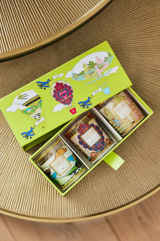 Trio Travel Candles Rio - Mexico - Miami 3x80g