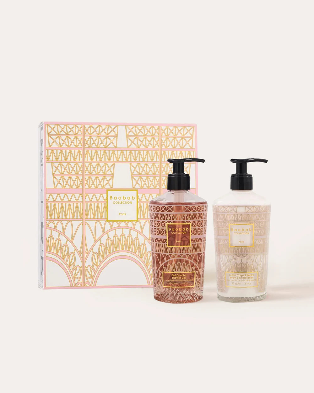 Gift Box Paris Body & Hand Lotion And Shower Gel