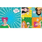 Tapete de Mahjong Doble Cara Girl Talk