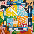 Tapete de Mahjong Doble Cara Girl Talk