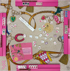Tapete de Mahjong Doble Cara Year of the Horse – Pleated