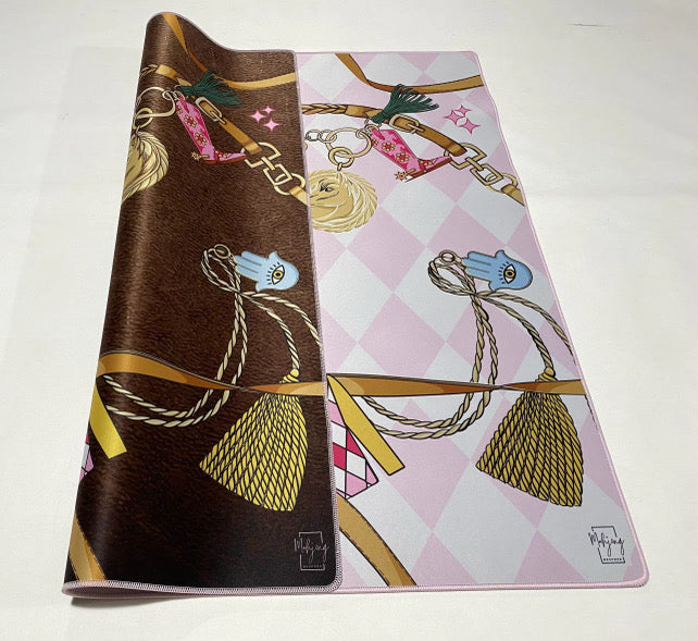 Tapete de Mahjong Doble Cara Year of the Horse – Harlequin