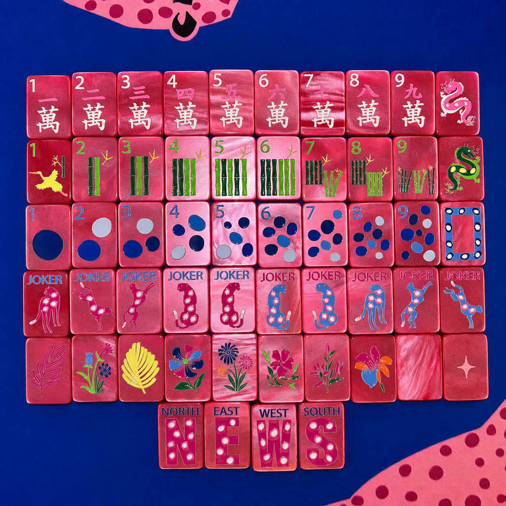 Springtime Safari Mahjong Game – Wild Pink