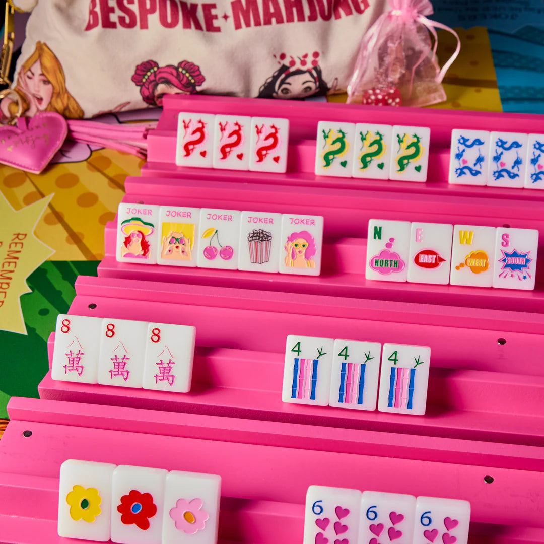 Juego de Mahjong Pop Divas – Blanco Brillante