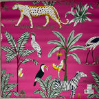 Tapete de Mahjong Doble Cara Bespoke x Dhonk Jungle – Rosa y Turquesa
