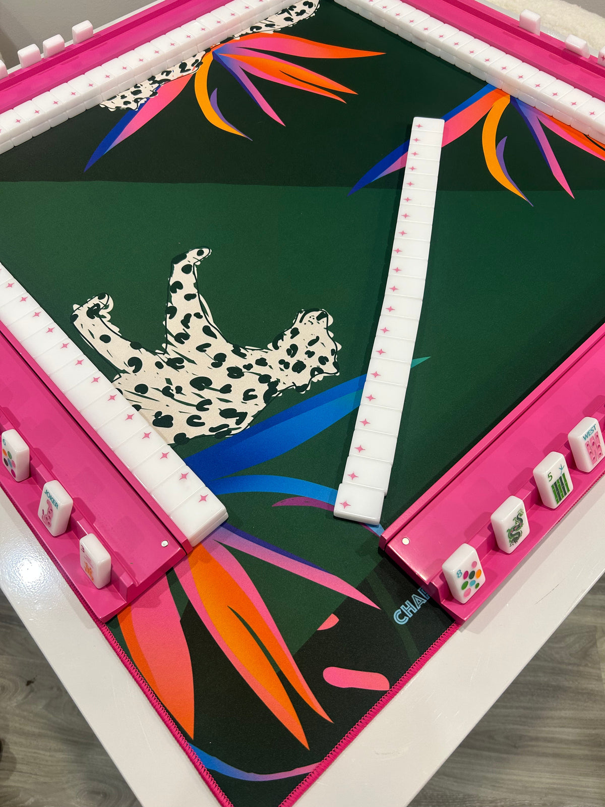 Cheetah Couture Mahjong Mat