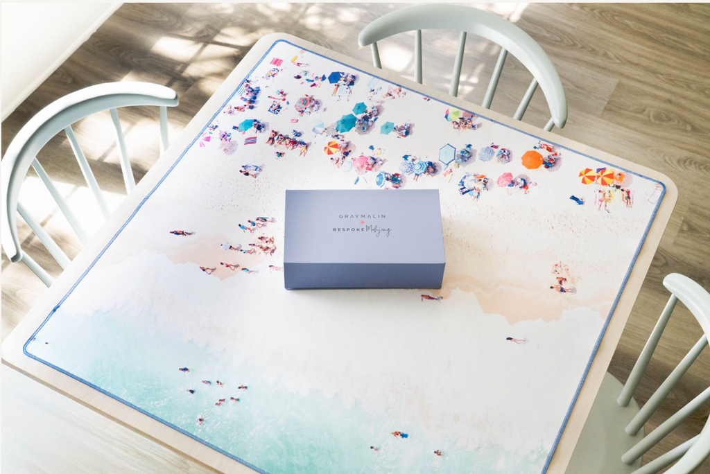 Tapete de Mahjong Doble Cara Bespoke x Gray Malin Beach Club