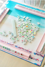 Tapete de Mahjong Doble Cara Bespoke x Gray Malin Beach Club