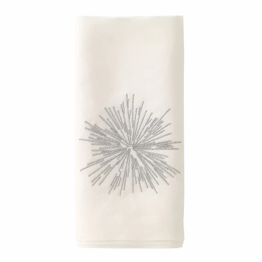Starburst Napkins Silver 22x22