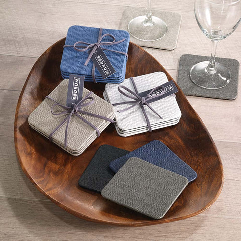 Presto Oatmeal Sq Coast  Sets Of 4 Beige 4x4