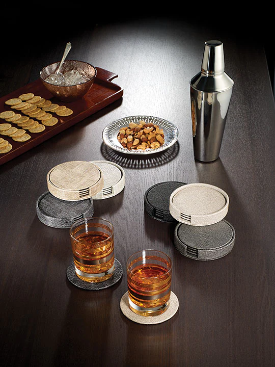 Skate Oyster  Boxed Coaster Round 4.25"