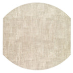 New Luster Reversible Birch/black Elliptical 16" X 16"
