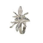 Napkin Rings Bee Silver 1.5" Diameter