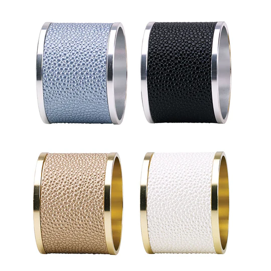 Napkin Rings Skate Oyster 2" X 2"