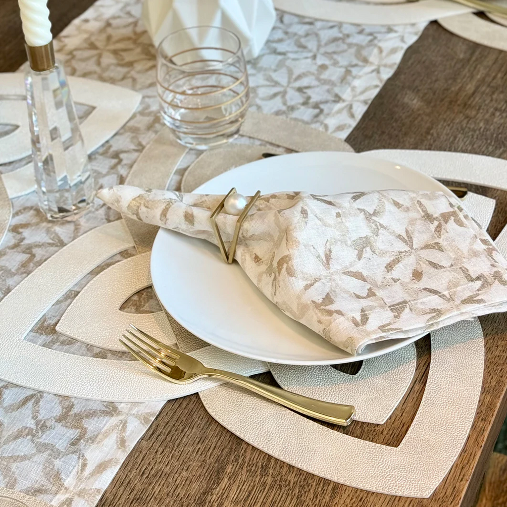 Napkin Rings Floating Pearl 2" X 2"
