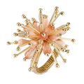 Metropolitan Rose Napkin Rings 1.5" Diameter