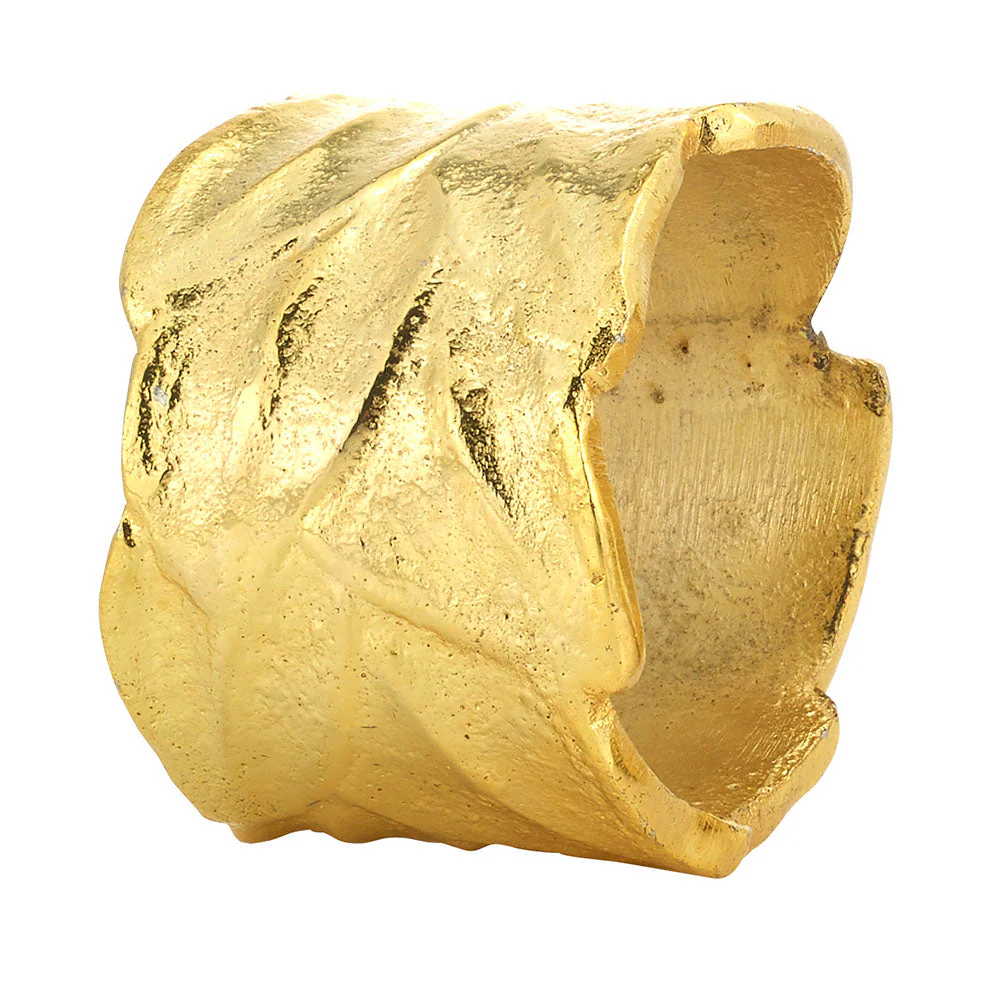 Napkin Rings Laurel Leaf 2" X 2"