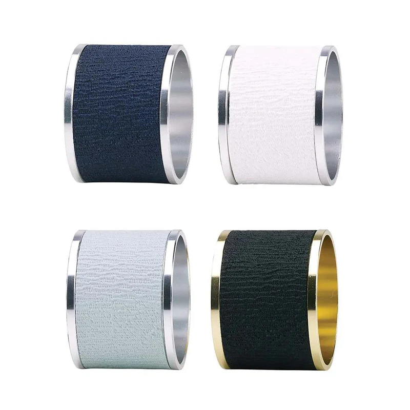 Napkin Rings Presto Black 2" X 2"