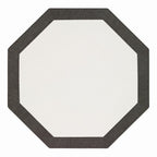 Bordino Charcoal Octagon 15x15