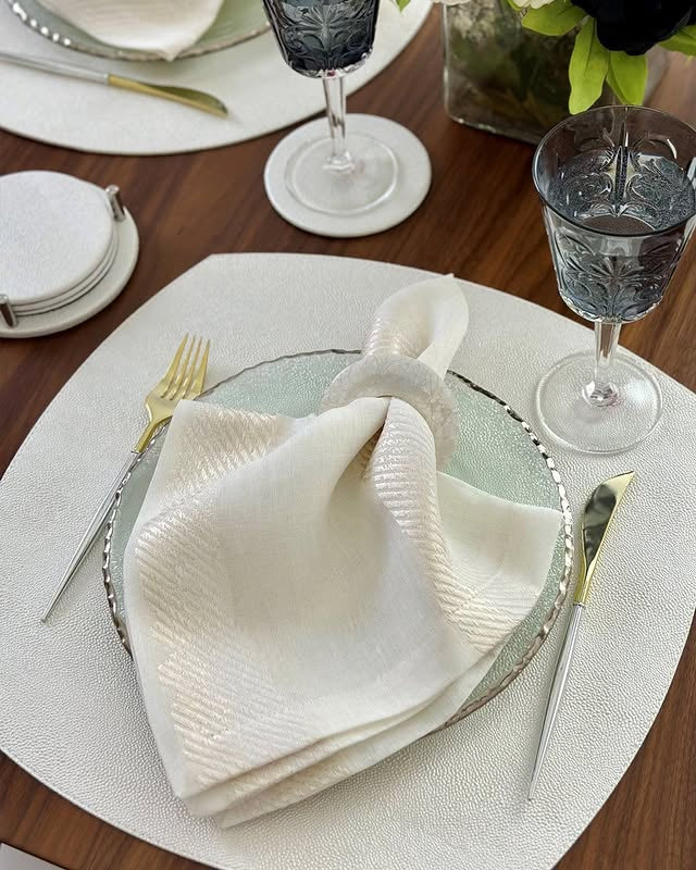 Brushstroke  Pearl 22x22