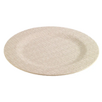 Wicker Cream Charger Plate 13" Diameter