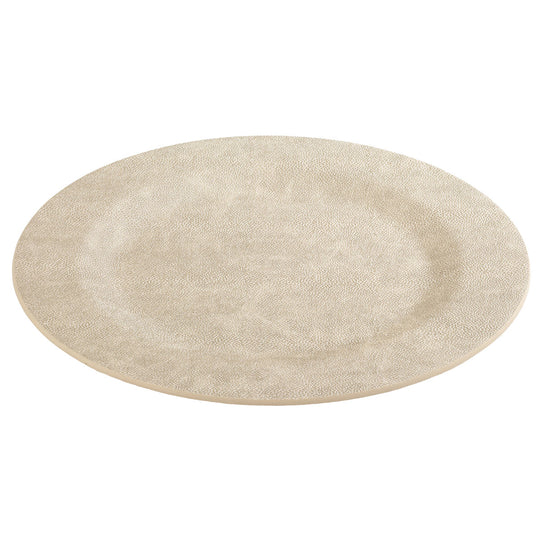 Stringray Pearl Charger Plate 13" Diameter