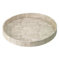 Luster Birch Round Tray 16" Diameter