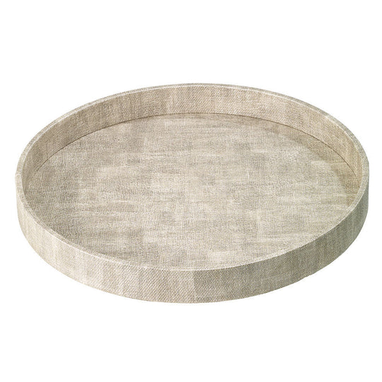 Luster Birch Round Tray 16" Diameter