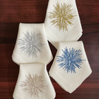 Starburst Napkins Champagne 22x22