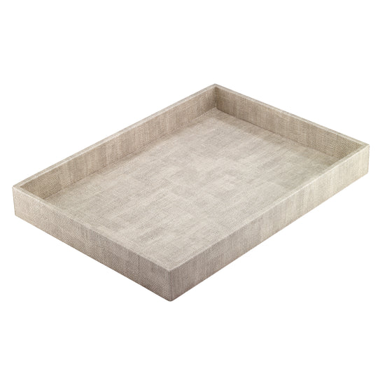 Luster Birch Rectangle Tray 18" X 13"