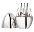 Mood 24-Piece Silver Plated Flatware Set With Chest