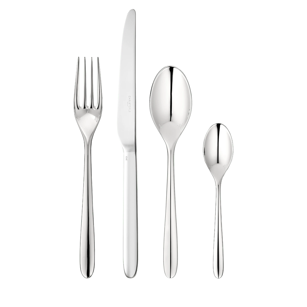 Mood 24-Piece Silver Plated Flatware Set With Chest