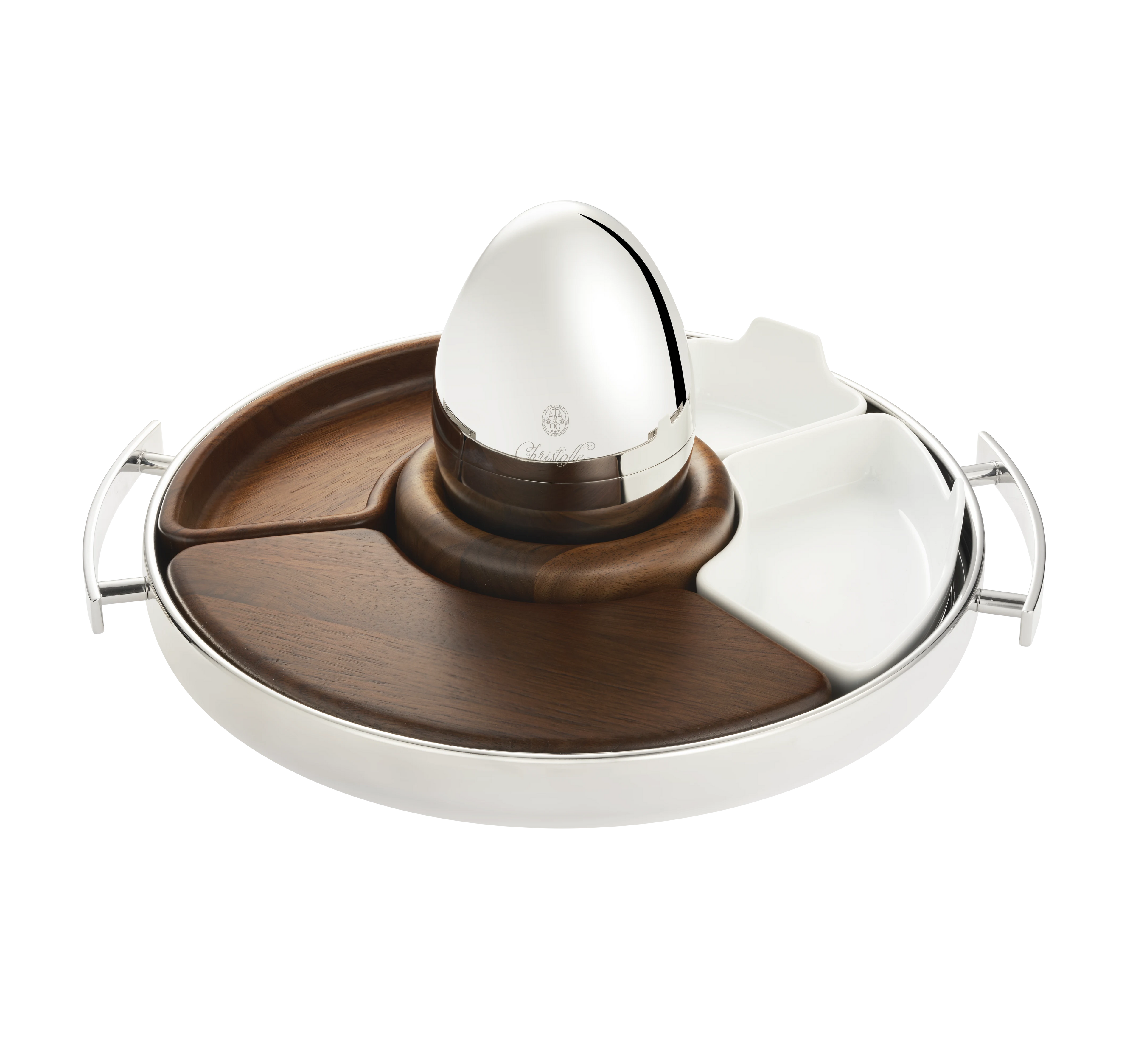 Mood Coffee Round Tray With Handles
