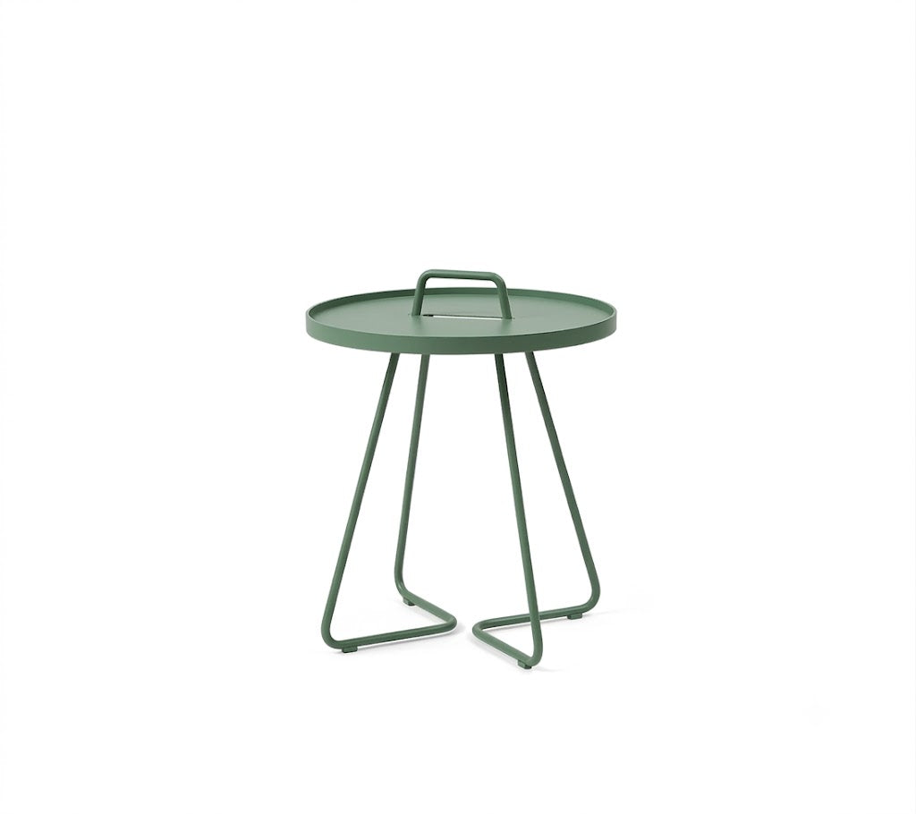 Mesa Auxiliar On-the-Move Pequeña – Dark green
