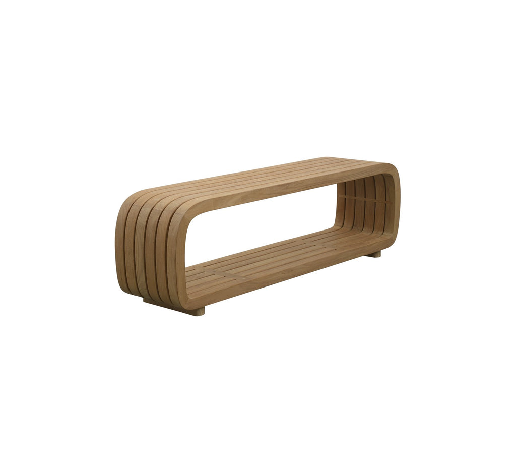 Sofá Modular Mellow para Exterior – Sand con Mesa de Teca