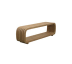 Sofá Modular Mellow para Exterior – Sand con Mesa de Teca