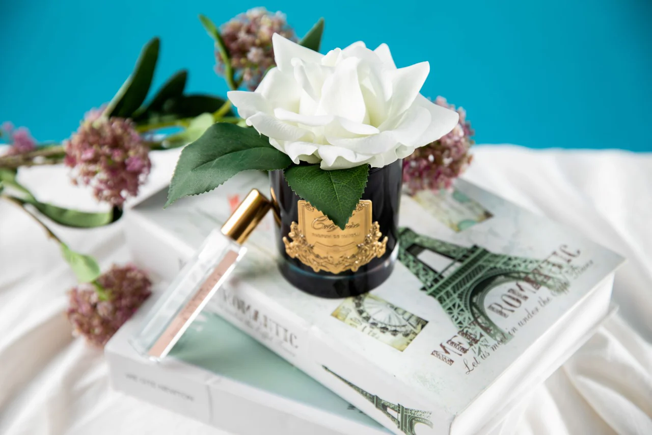 Rose En Gel -  Blanc Ivore Blanc Ivoire 120 Mm