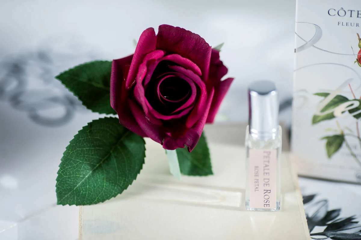 Rose En Gel - Rouge Carmin Rose Petal 120 Mm