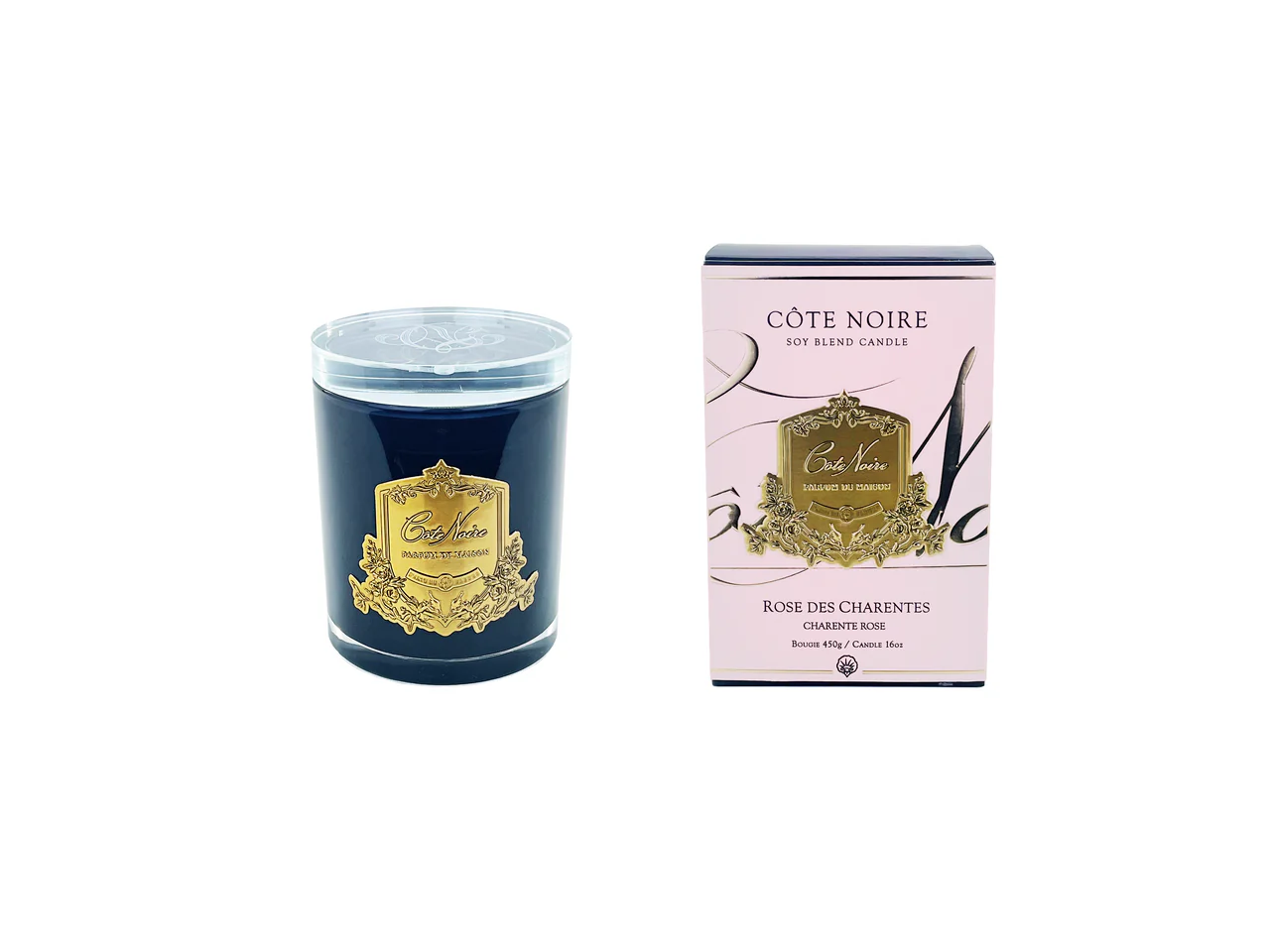 Candle Rose Des Charlentes 450 gr/16 oz