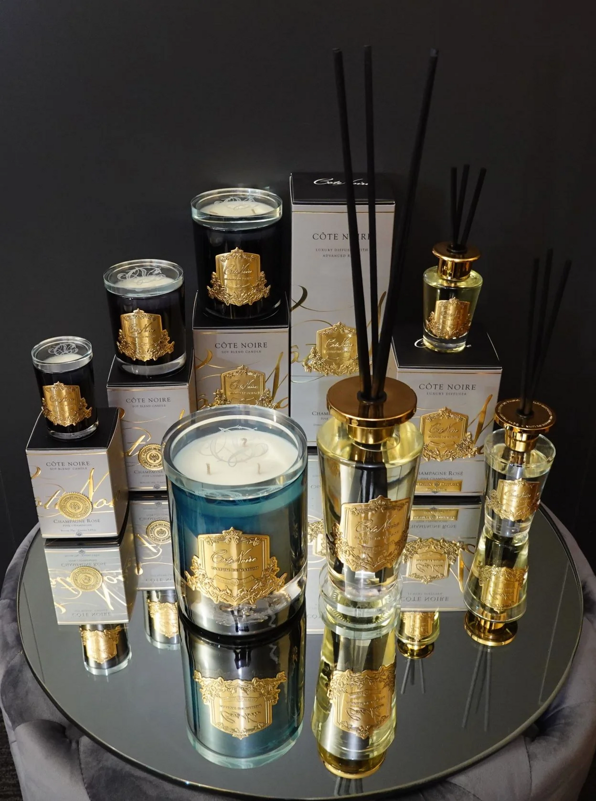 Luxury Diffuser In Gold Pink Champagne 500 ml