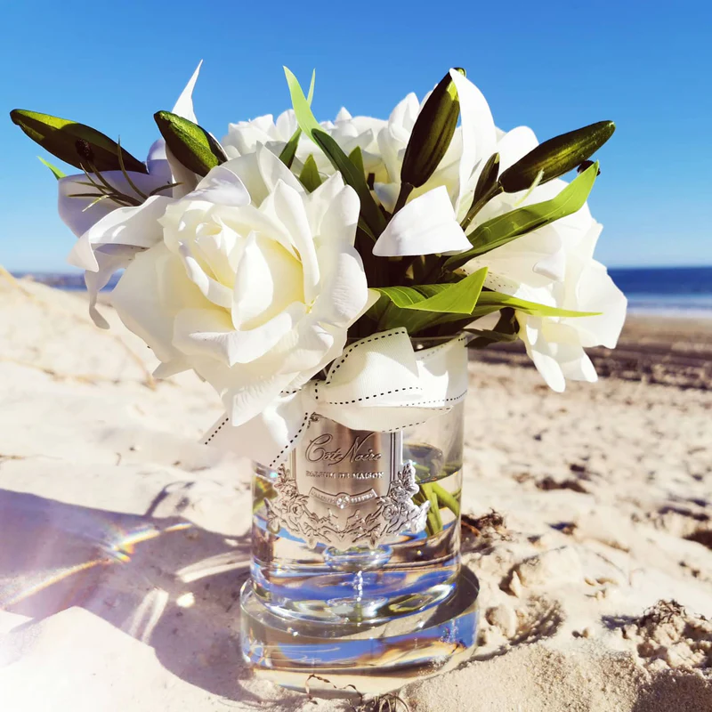 Roses & Lilies, White Rose Petal & Classic White Garden. 2x10 ml