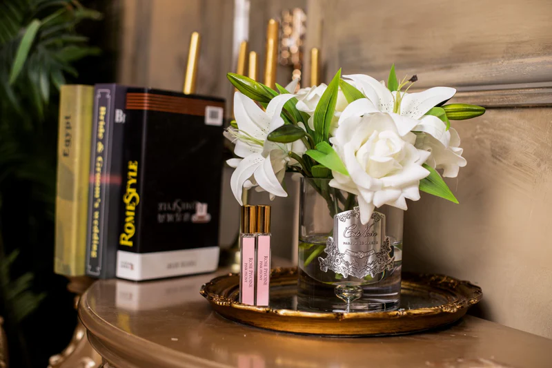 Roses & Lilies, White Rose Petal & Classic White Garden. 2x10 ml